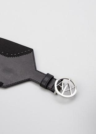 Женский корсетный ремень armani exchange, женский ремень armani, брендовый ремень