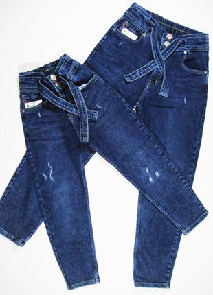 Розпродаж!!! високоякісні модні джинси мом для дівчинки, виробництва туреччини.