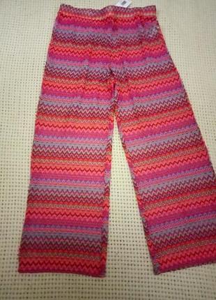 3 дні!ажурні яскраві літні штани штани зигзаг