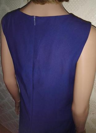 Суворе класичне сині плаття 👗 ділове офісне плаття розпродаж9 фото