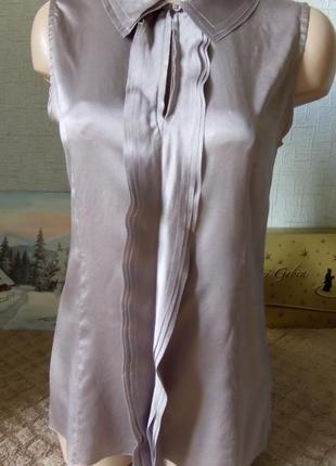 Блуза з натурального шовку від італійського бренду hemisphere1 фото