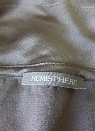 Блуза з натурального шовку від італійського бренду hemisphere4 фото