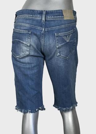 Armani jeans женские джинсовые шорты бриджи бермуды (оригинал)5 фото