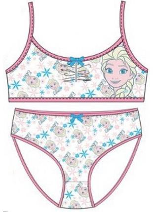 Дитячий набір трусики топ холодне серце ельза ганна