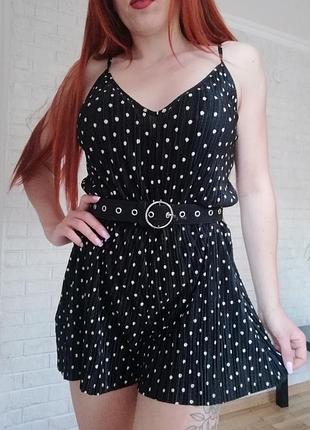 Ромпер/комбез в рубчик