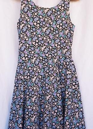 Літня сукня h&m для дівчинки у квітковий принт, розмір4 фото