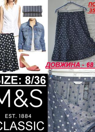 Джинсова спідниця від британського бренду m&s classic