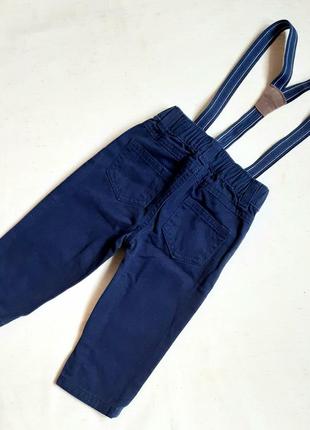 Комплект костюм carter's сша рубашка боди штаны с помочами на 9 месяцев3 фото