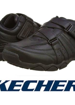 Оригинал-кожаные кроссовки тм skechers 30 размер1 фото