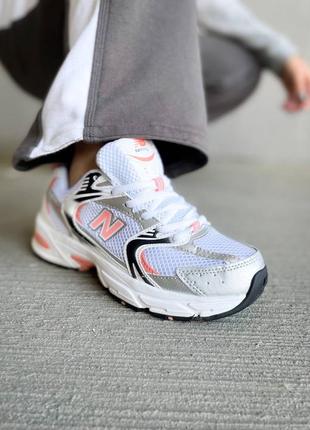 Кросівки жіночі new balance 530 silver orange/кросівки жіночі нью баланс 530