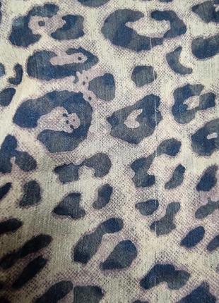 Платье шифоновое в леопардовый принт10 фото