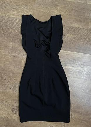 Чёрное платье zara 8