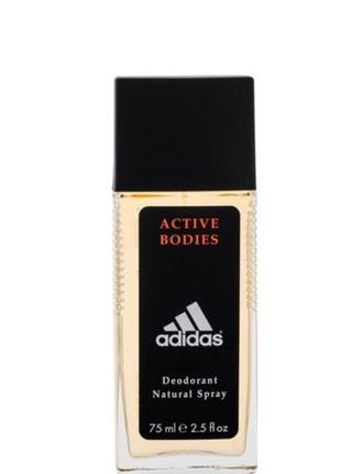 Парфумований дезодорант-спрей adidas active bodies чоловічий, 75 мл1 фото