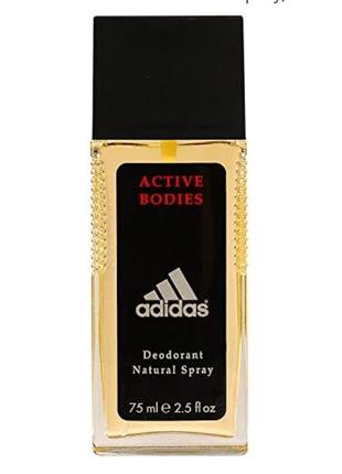 Парфумований дезодорант-спрей adidas active bodies чоловічий, 75 мл2 фото