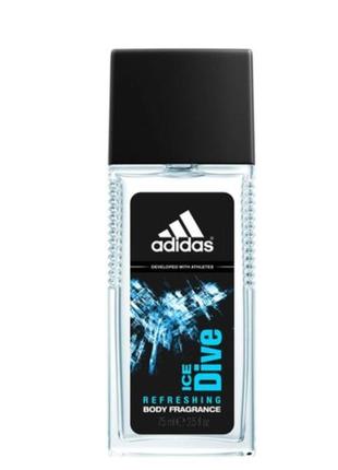 Парфумований дезодорант-спрей adidas ice dive чоловічий, 75 мл1 фото