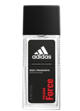 Парфумований дезодорант-спрей adidas team force чоловічий, 75 мл