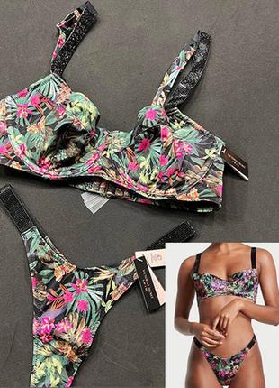 Купальник от victoria's secret, плавки, виктория сикрет, стразы