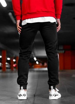 Мужские хлопковые спортивные штаны asos, размеры s, m, l, xl, цвет черный3 фото