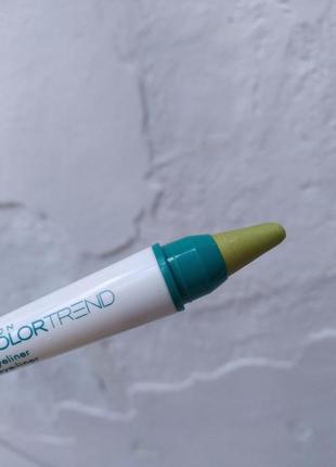 Салатовый карандаш для век color trend avon2 фото