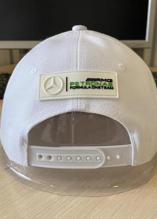 Кепка snapback mercedes-benz мерседес белая3 фото