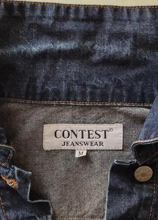 Contest укороченная джинсовая куртка, пиджак, джинсовка3 фото