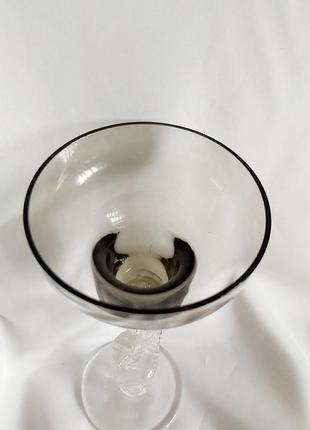 Підсвічник вінтажний кольоровий кришталь