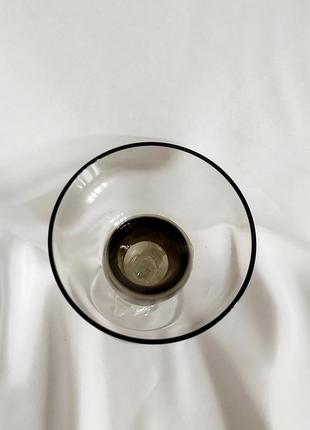 Підсвічник вінтажний кольоровий кришталь