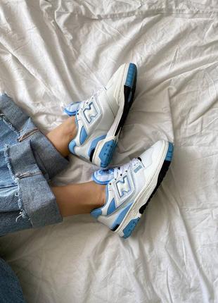 Кросівки new balance 550 white blue6 фото