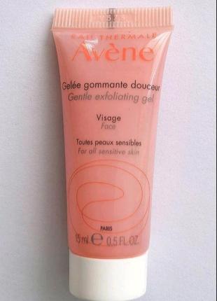Avene gelée gommante douceur авен гель для обличчя м'який відлущуючий для чутливої шкіри.1 фото