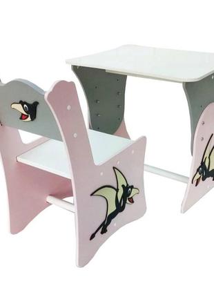 Комплект стіл і стілець "діно" 🦕4 фото