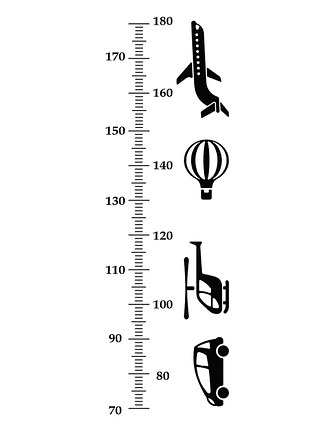 Наклейка на стіну ростомір «вище в небо»