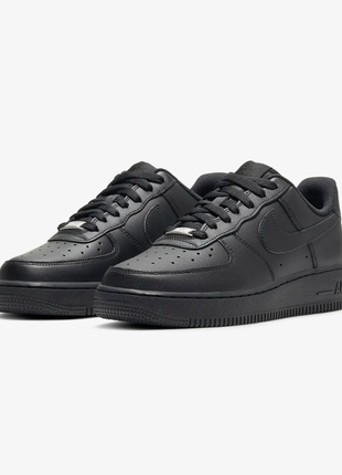 Жіночі кросівки nike air force 1 black | 36-45.