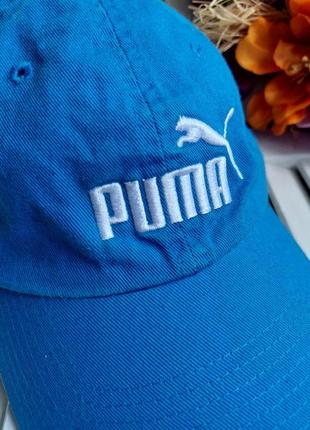 Кепка бейсболка голубая синяя с логотипом от puma6 фото