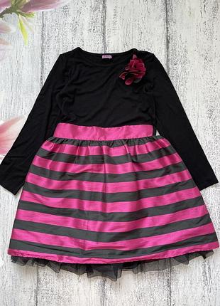 Крутое платье фатин пышная юбка f&f 6-7 лет