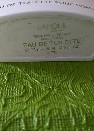 Порожній флакон від тестера lalique white3 фото