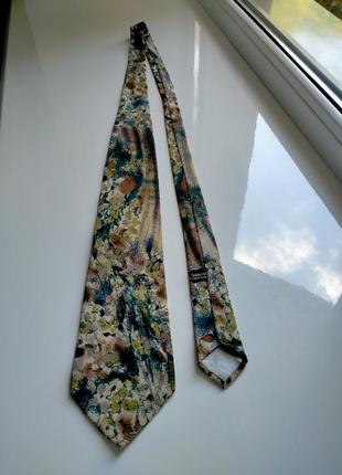 Шовкова краватка галстук з квітами moshammer