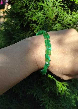 Браслет скло пружинка