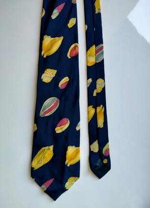Краватка галстук з мушлями ракушками2 фото