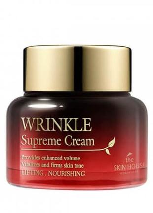 Крем питательный с женьшенем против морщин the skin house wrinkle supreme cream