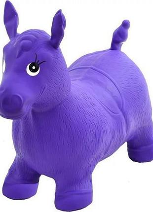 Прыгуны-лошадки для детей ms 0001 резиновый (фиолетовый)