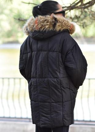 ✅ куртка кокон євро зима в наявності розміри m ,l , xl / виміри*** m пог 62 см поб 57 см довжина по8 фото