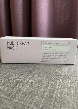 Маска з глиною від logically, skin mud cream mask 100g