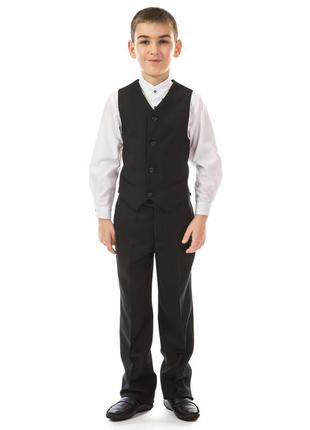 Брюки 7171160012 черные школьная форма школа школьные со стрелками