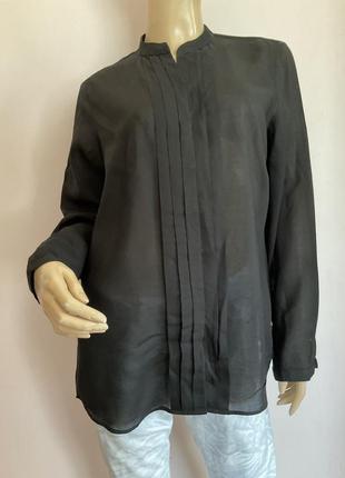 Чорна віскозна блуза/l- xl / brend marc o polo