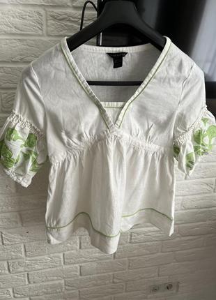 Блузка лён