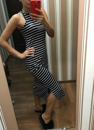 Полосатое платье
