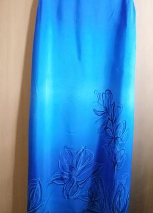 Сукня з акварельний принтом2 фото