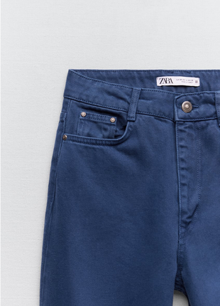 Прямі сині джинси zara р. євро 38 , наш 44 m9 фото