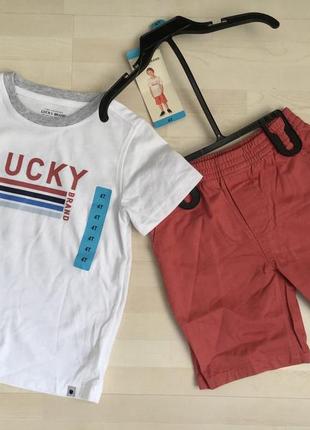 Комплект lucky brand шорти + футболка