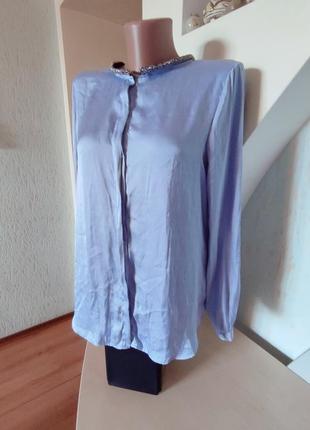 Блузка ніжного голубого кольору1 фото